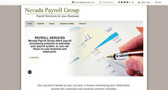Desktop Screenshot of nevadapayrollgroup.com