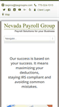Mobile Screenshot of nevadapayrollgroup.com