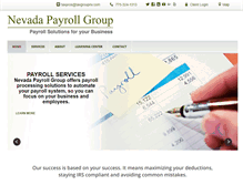 Tablet Screenshot of nevadapayrollgroup.com
